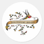 Swallow and Scroll with Evolutionary Biology Stickers