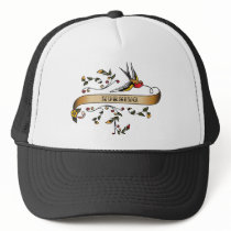 Swallow and Scroll with Nursing hats