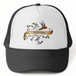 Swallow and Scroll with Pottery hats