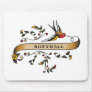 Swallow and Scroll with Softball Mouse Pads