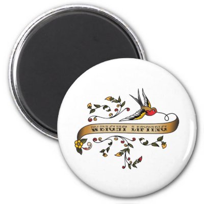 Swallow and Scroll with Weight Lifting Magnet by busybees