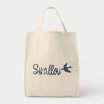 Swallow Bird Tote Bag