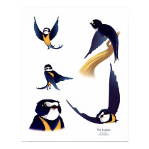Swallow Character posters