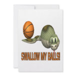 Swallow My Balls Personalized Invitation
