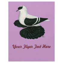 Swallow:  Saxon Black White Bar Custom Flyer