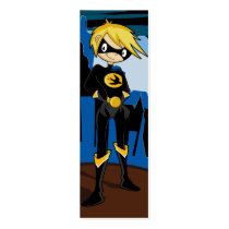 Swallow Superhero Bookmark business cards