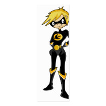 Swallow Superhero Bookmark business cards