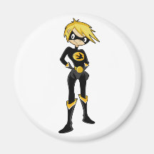 Swallow Superhero Girl Refrigerator Magnet