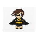 Swallow Superhero Postcard