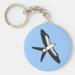 Swallow-tailed Kite cartoon Basic Keychain