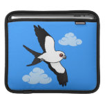 Swallow-tailed Kite in flight iPad Sleeves