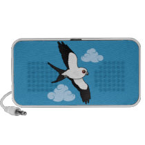 Swallow-tailed Kite in flight speakers