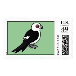 Swallow-tailed Kite perched Large Stamp 2.5