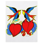 Swallows and Hearts Tattoo Personalized Flyer