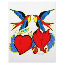 Swallows and Hearts Tattoo letterhead by Mustang_Lady Swallows and Hearts Tattoo letterhead