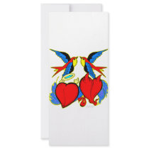 Swallows and Hearts Tattoo rack cards by Mustang_Lady Swallows and Hearts Tattoo rack cards
