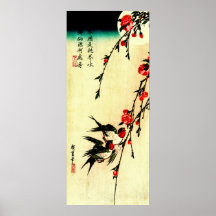 Swallows and Peach Blossoms Under the Full Moon 18 Posters