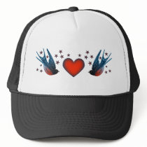 Swallows and Stars Trucker Hats