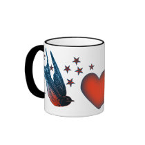 Swallows and Stars Mug