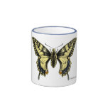 Swallowtail Butterfly color drawing mug