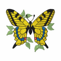 Swallowtail Butterfly embroidered shirts