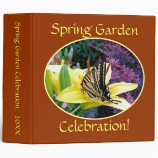 Swallowtail Butterfly Garden 2 inch Binder