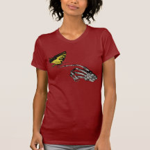 Swallowtail butterfly tee shirts