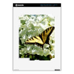 Swallowtail en el Hydrangea blanco iPad 3 Skin