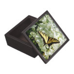 Swallowtail on White Hydrangea Premium Trinket Box