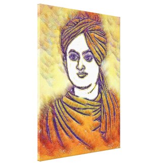 Swami Vivekananda2 Stretched Canvas Print