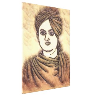Swami Vivekananda3 Stretched Canvas Print