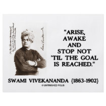 Swami Vivekananda Arise Awake Stop Not 'Til Goal flyers