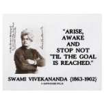 Swami Vivekananda Arise Awake Stop Not 'Til Goal flyers