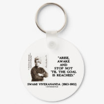 Swami Vivekananda Arise Awake Stop Not 'Til Goal keychains