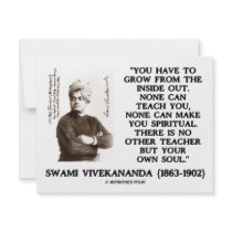 Swami Vivekananda Grow From Inside Out Own Teacher invitations