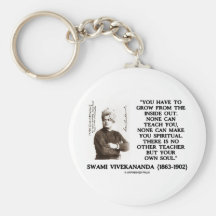 Swami Vivekananda Grow From Inside Out Spiritual Keychains