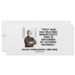Swami Vivekananda Man Reached Immortality Material Custom Rack Cards