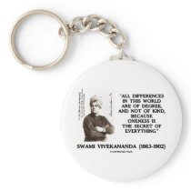 Swami Vivekananda Oneness Secret Of Everything Keychains