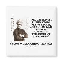Swami Vivekananda Oneness Secret Of Everything Magnets
