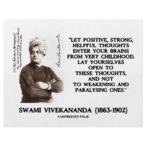 Swami Vivekananda Positive Strong Helpful Thoughts flyers