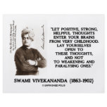 Swami Vivekananda Positive Strong Helpful Thoughts flyers