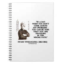 Swami Vivekananda Problems Traveling Wrong Path Note Book
