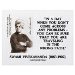 Swami Vivekananda Traveling In Wrong Path Flyer
