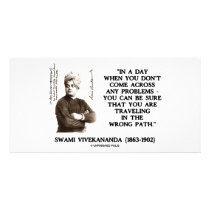Swami Vivekananda Traveling In Wrong Path photo cards