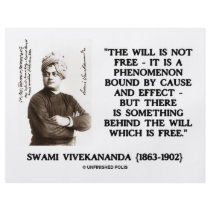Swami Vivekananda Will Is Not Free Cause Effect flyers