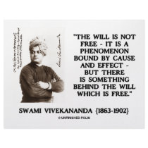 Swami Vivekananda Will Is Not Free Cause Effect letterhead