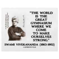 Swami Vivekananda World Great Gymnasium Strong flyers by unfinishedpolis Swami Vivekananda World Great Gymnasium Strong flyers