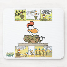 Swamp Army Duck Mousepad