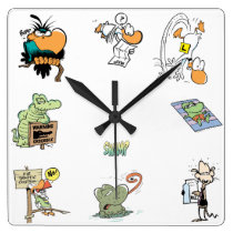 Swamp Character Collection Clock