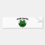 Swamp Hunter Gator Symbol Bumper Sticker
